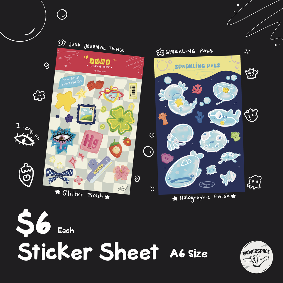 [Mercury Fest Edition] A6 Sticker Sheet