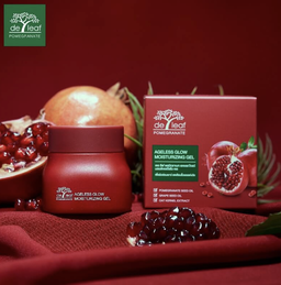 De Leaf - Ageless Glow Pomegranate Moisturising Gel 40ml | Wholesale Facial Skincare Singapore