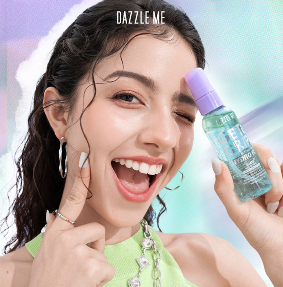 Dazzle Me - Get A Grip! Makeup Setting Spray (60ml) - Hydro Fix | Wholesale Makeup Singapore_1