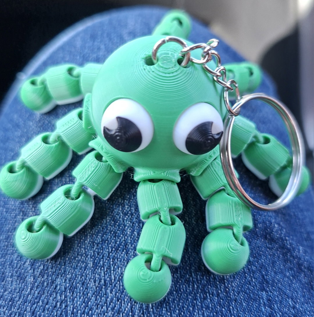 Octopus Key Ring
