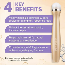 Baby Bright - Eye Roller 15ml (x5 HYA & Peptide Firming) | Wholesale Makeup Singapore