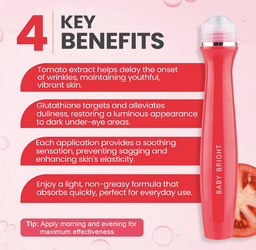 Baby Bright - Eye Roller 15ml (Tomato & Gluta Bright) | Wholesale Makeup Singapore