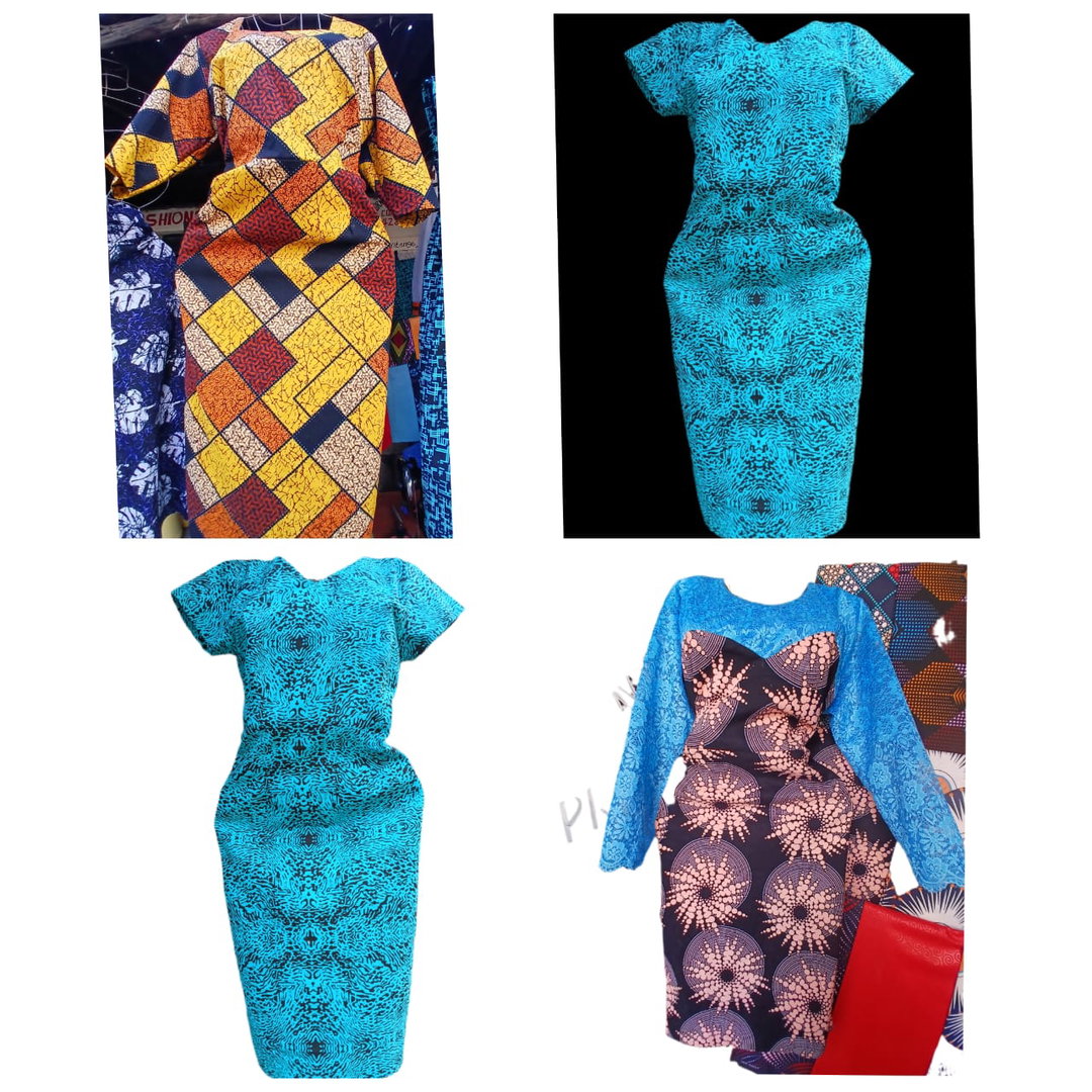Ladies fitting dress(kitenge)