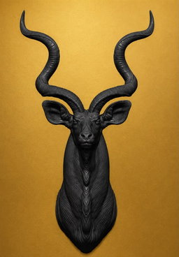 Kudu bust Wall Hook    
