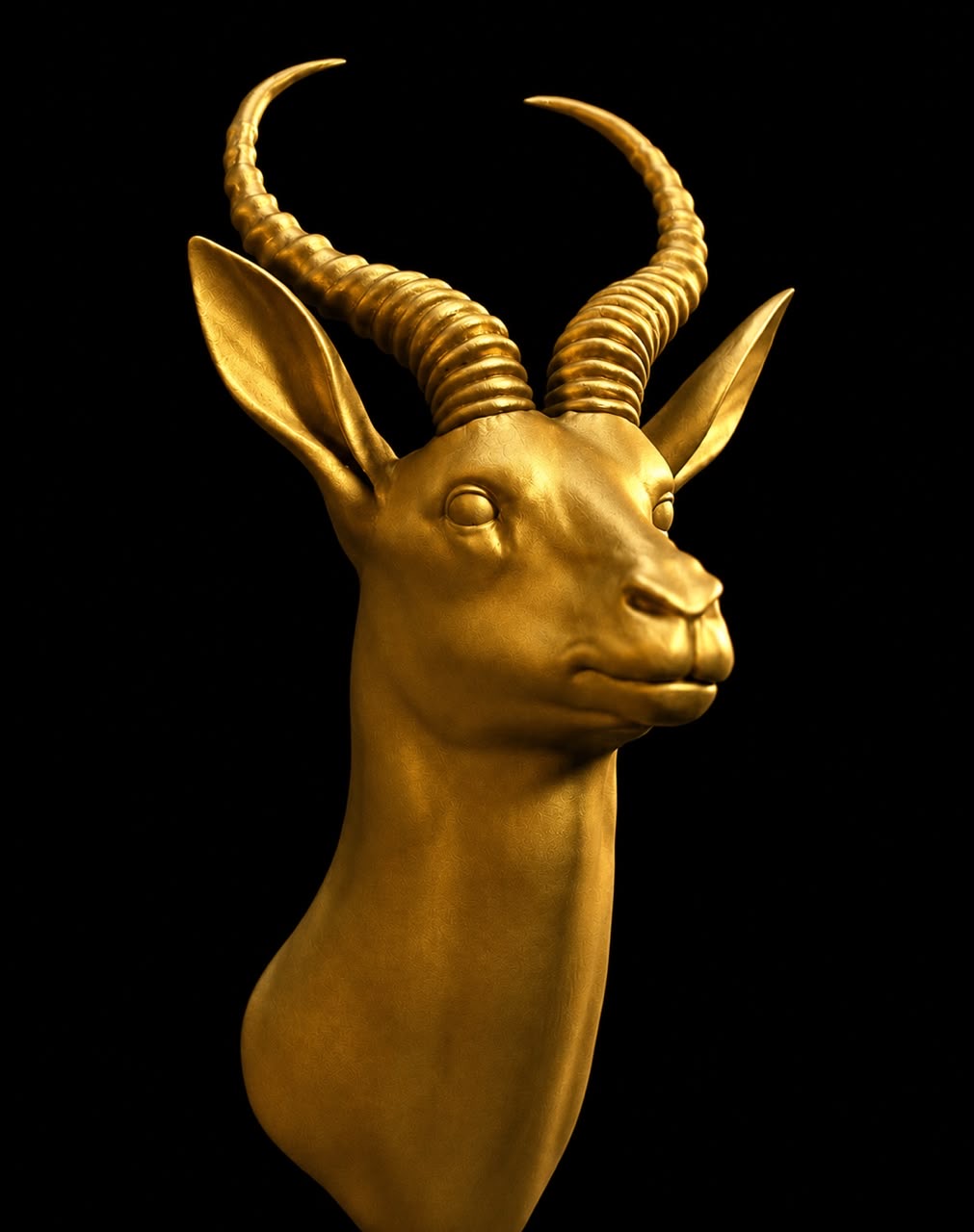 Springbok bust Fridge Magnet