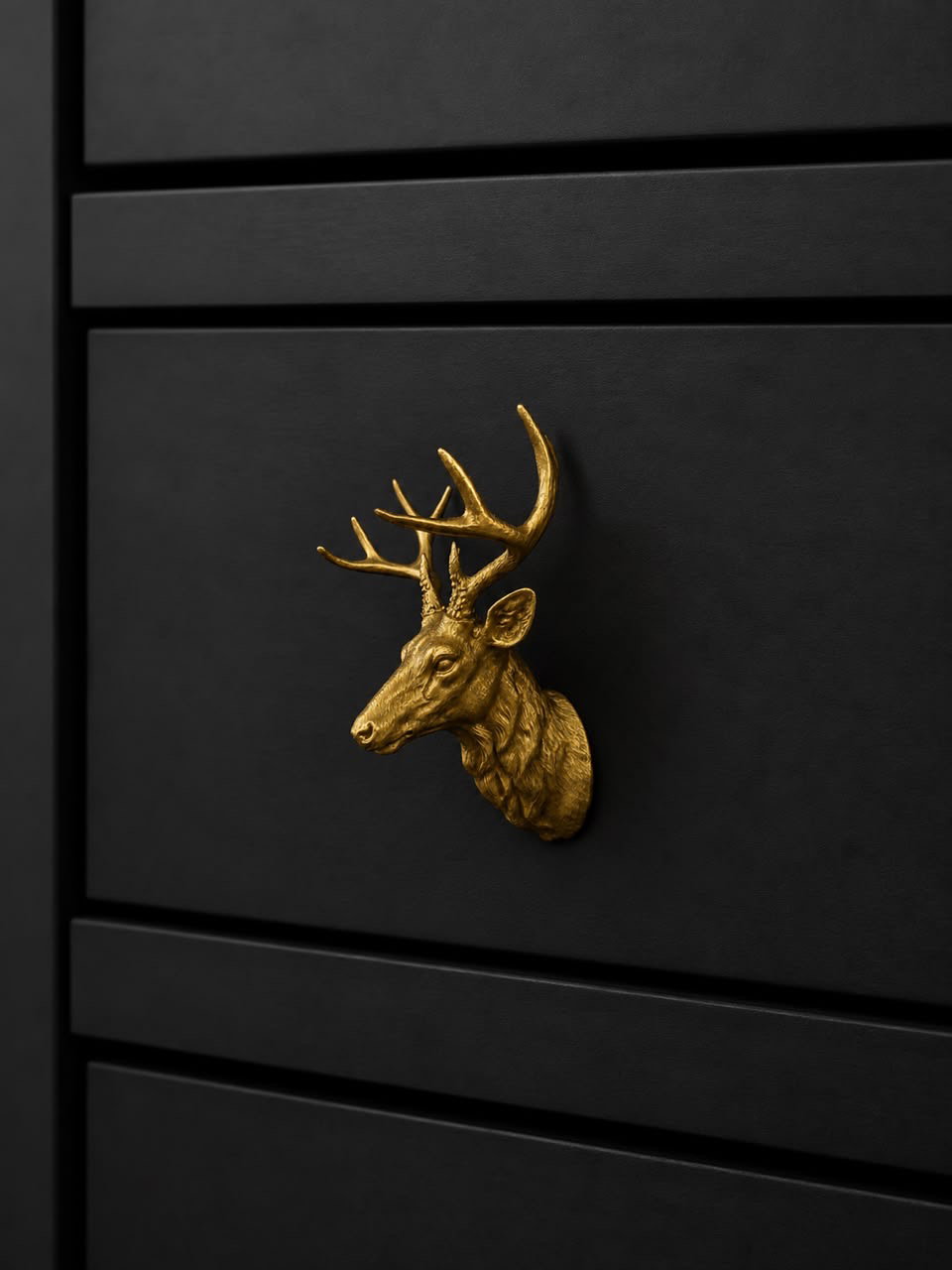Deer Bust Drawer Knob
