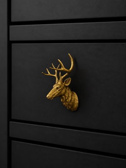 Deer Bust Drawer Knob  