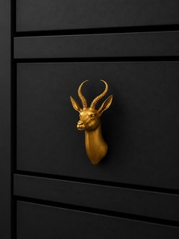 Springbok  Bust Drawer Knob    
