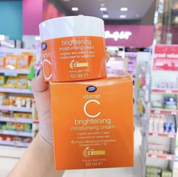 Boots - Vitamin C Brightening Moisturising Cream 50ml | Wholesale Facial Skincare Singapore