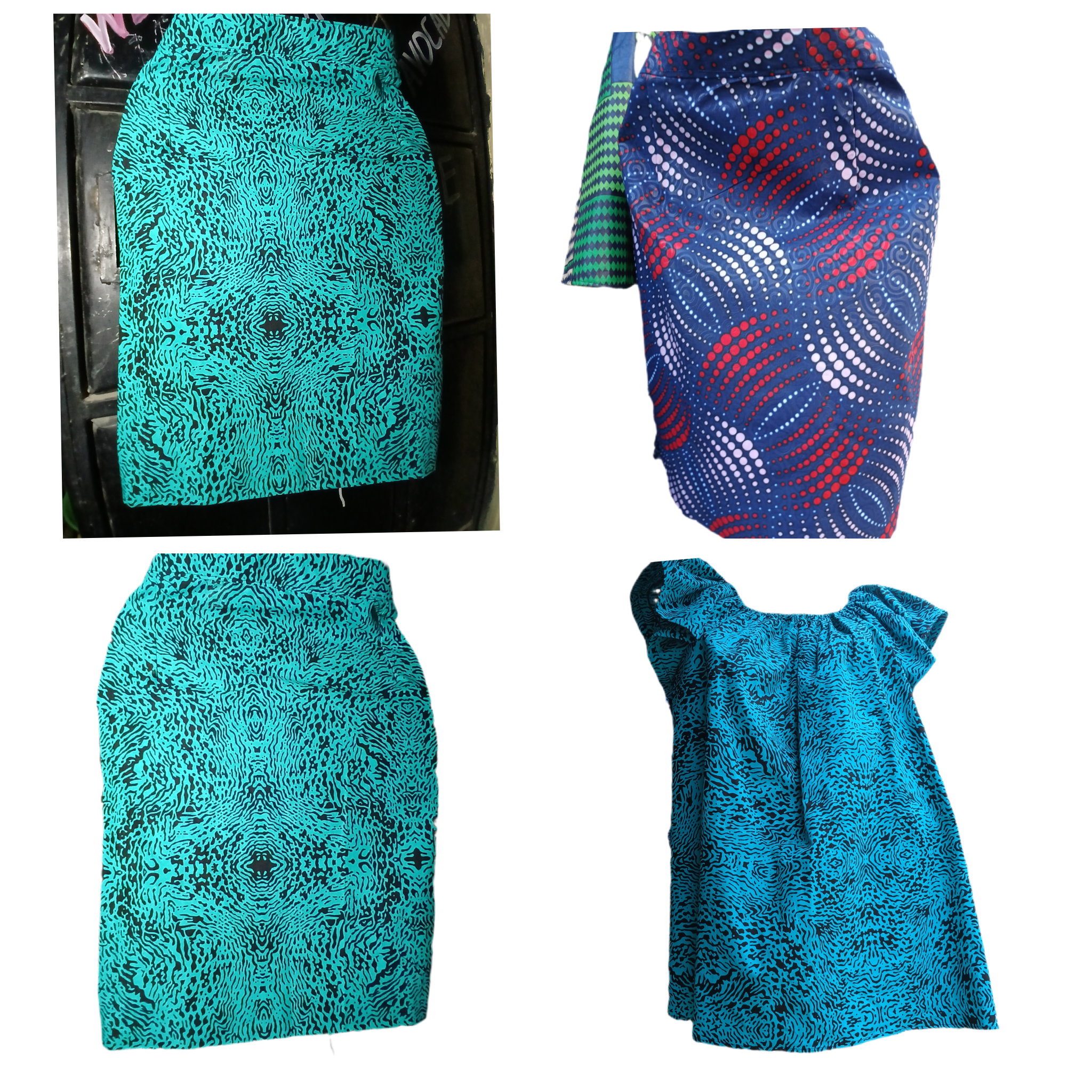 Ladies straight skirt (kitenge)_0