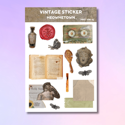 Vase | Vintage Sticker Sheet 