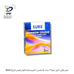 Sure شور واقي ذكري عبوة [٣ حبات & ١٢ حبه ]