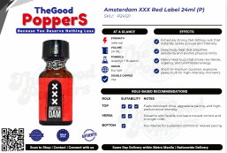 Amsterdam XXX Red Label 24ml (P)