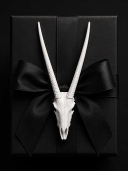 Gift Box Animal Skulls Charms  Oryx