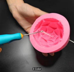 Aguja para perforar moldes