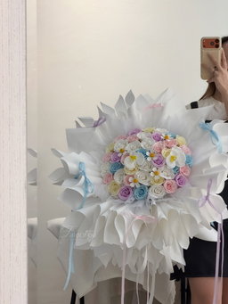 50 Stalk Soap Flower Bouquet 