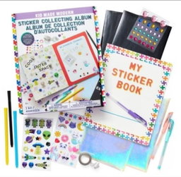 Kid Made Modern Sticker Collection Album Kit