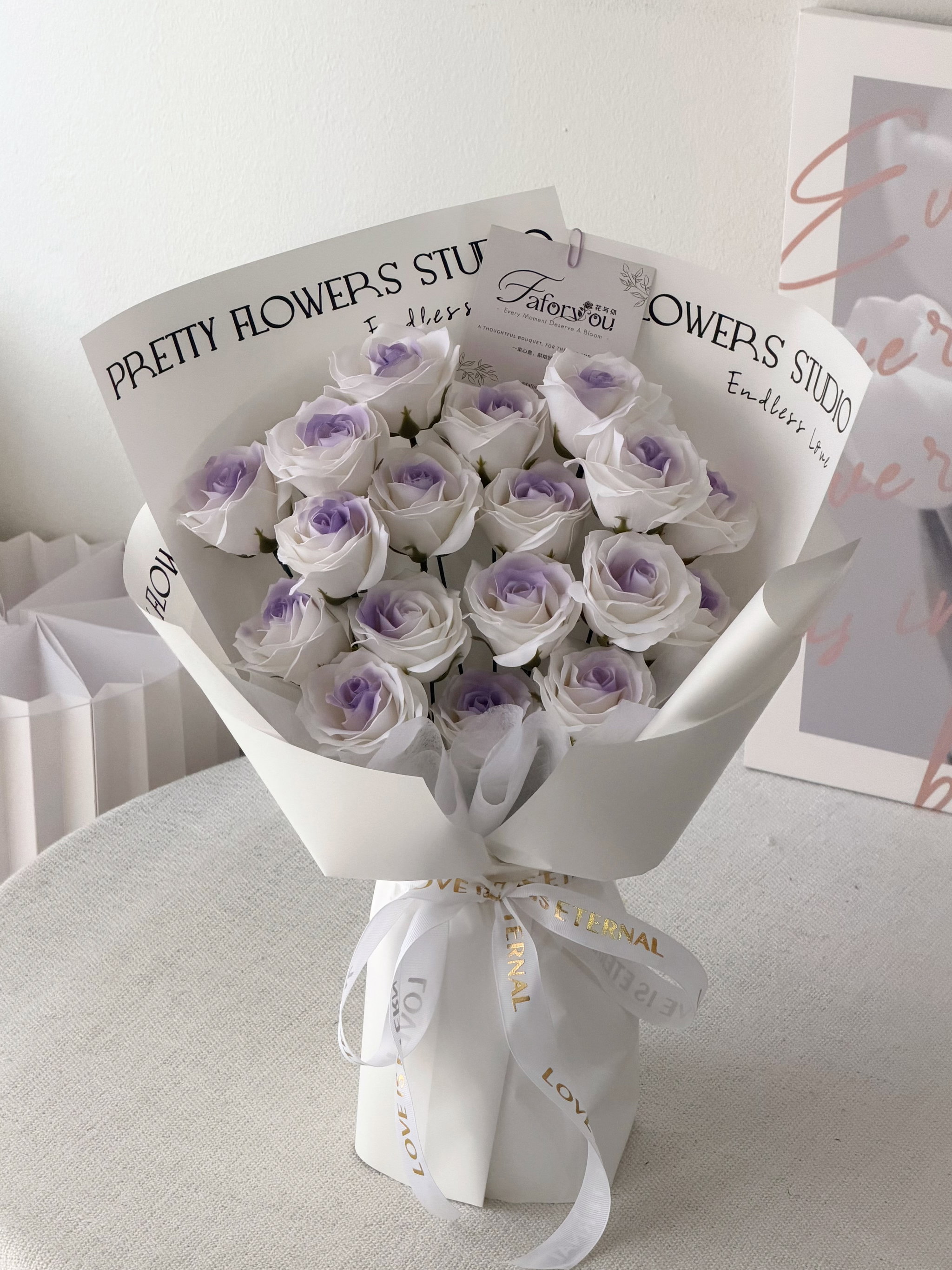 Vanilla Blush Soap Rose Bouquet_2