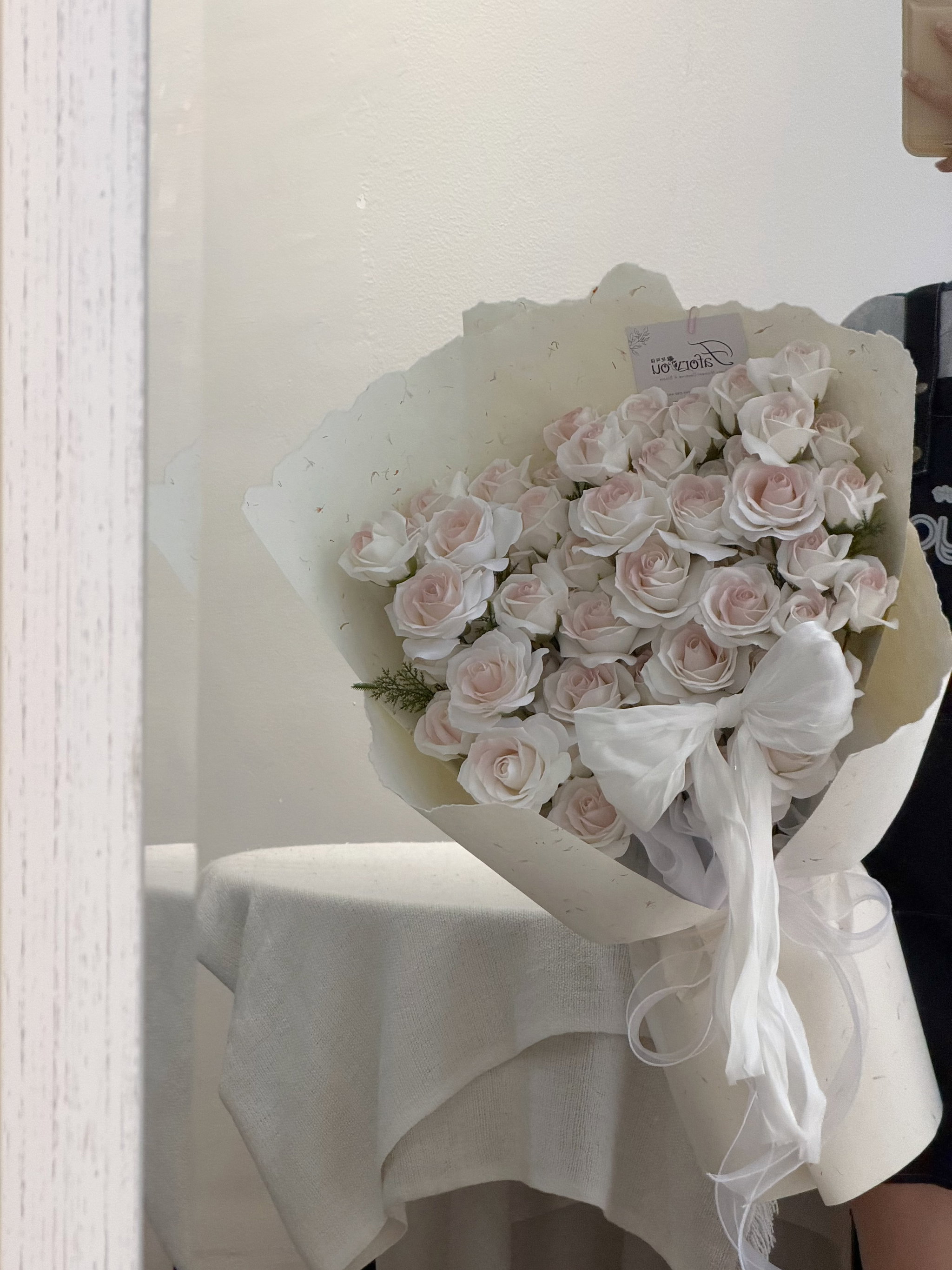 Vanilla Blush Soap Rose Bouquet_1