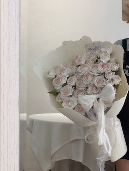 Vanilla Blush Soap Rose Bouquet