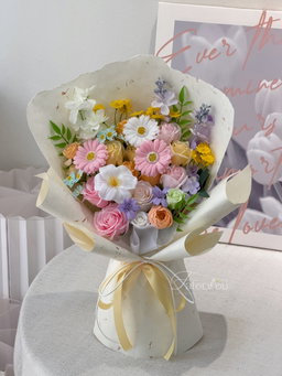 Spring Whisper Soap Flower Bouquet 