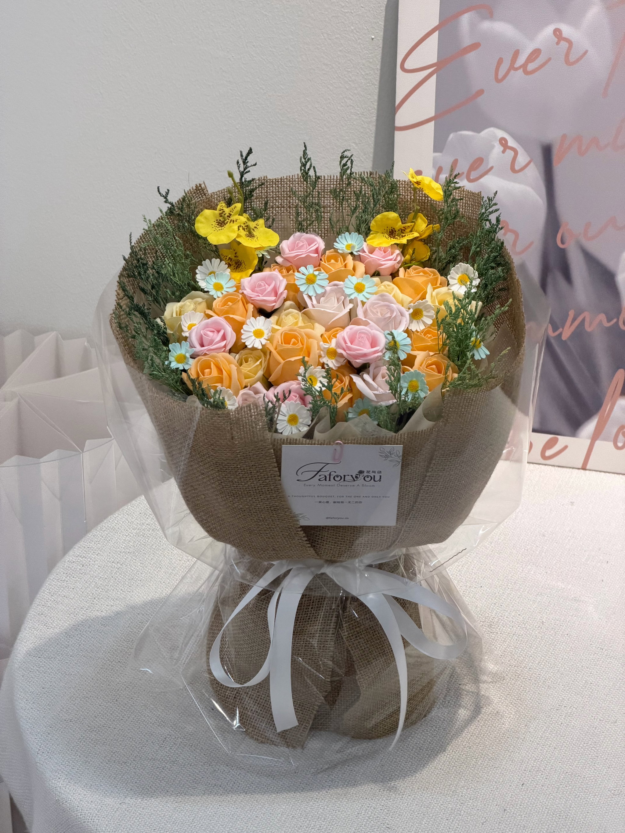 Sunny Meadow Soap Flower Bouquet _2