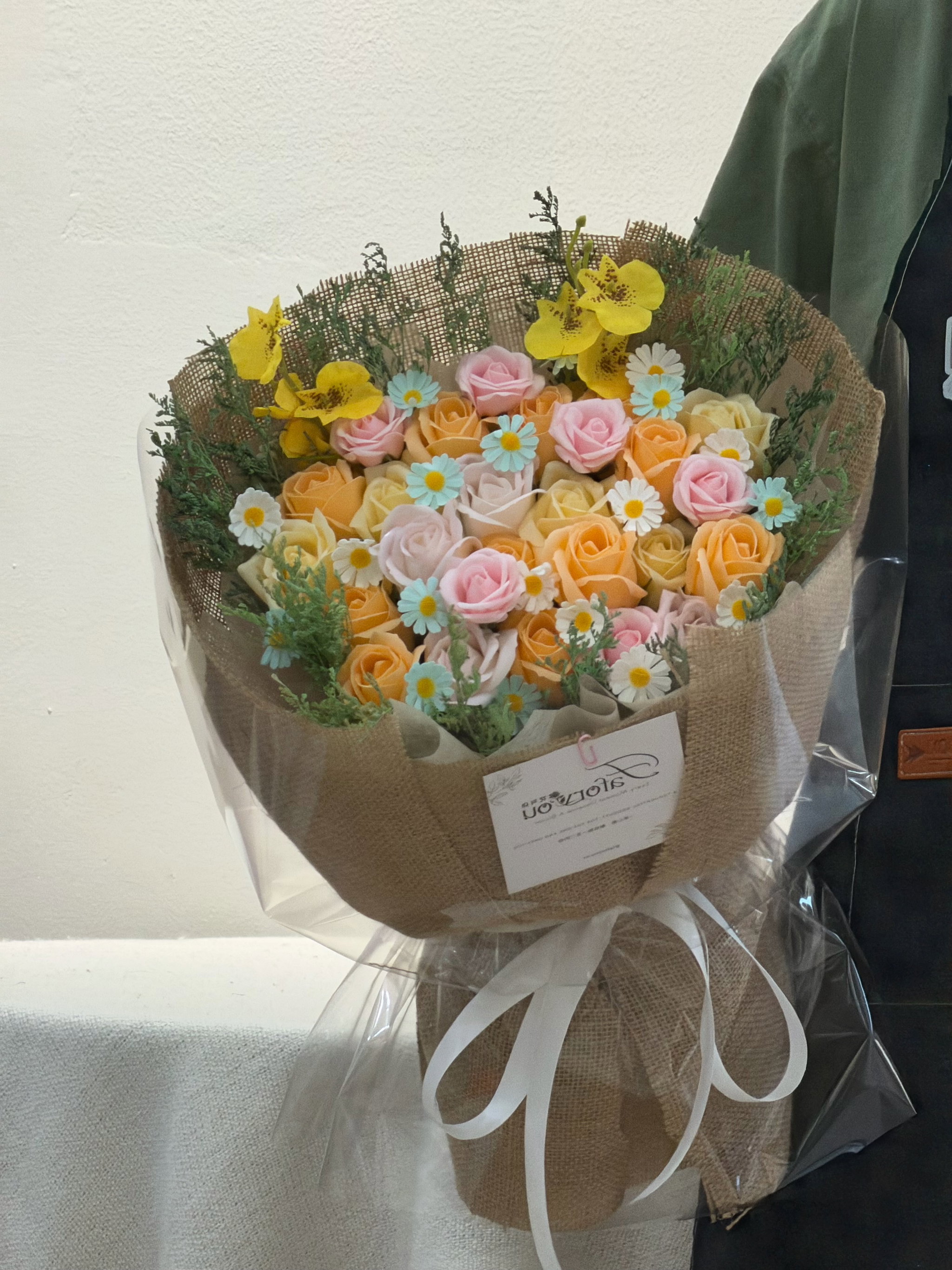 Sunny Meadow Soap Flower Bouquet _0