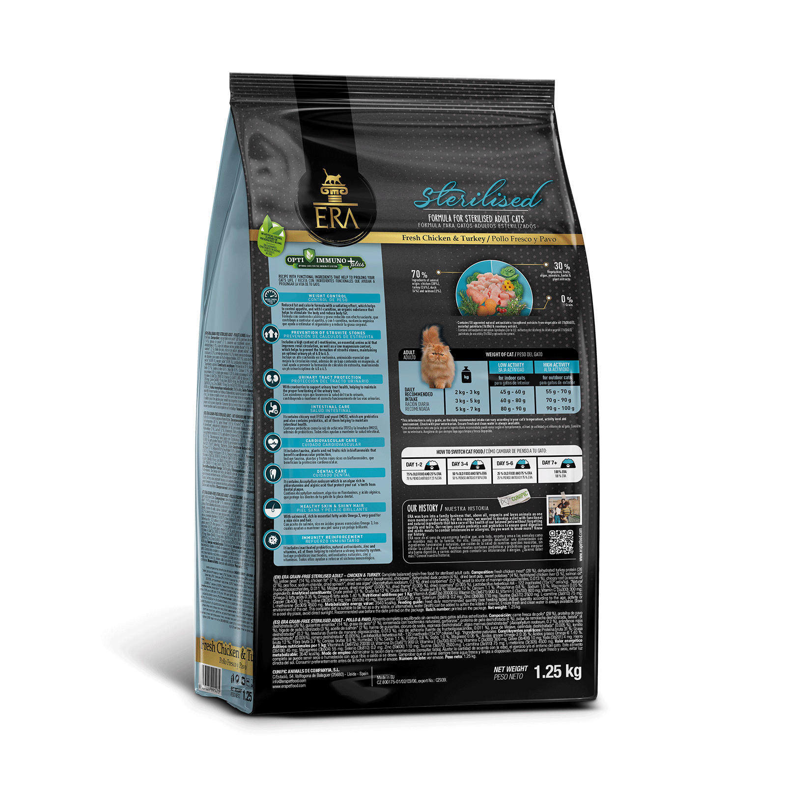 ERA Centurion Grain-Free  STERILISED ADULT.- Fresh Chicken & Turkey _1