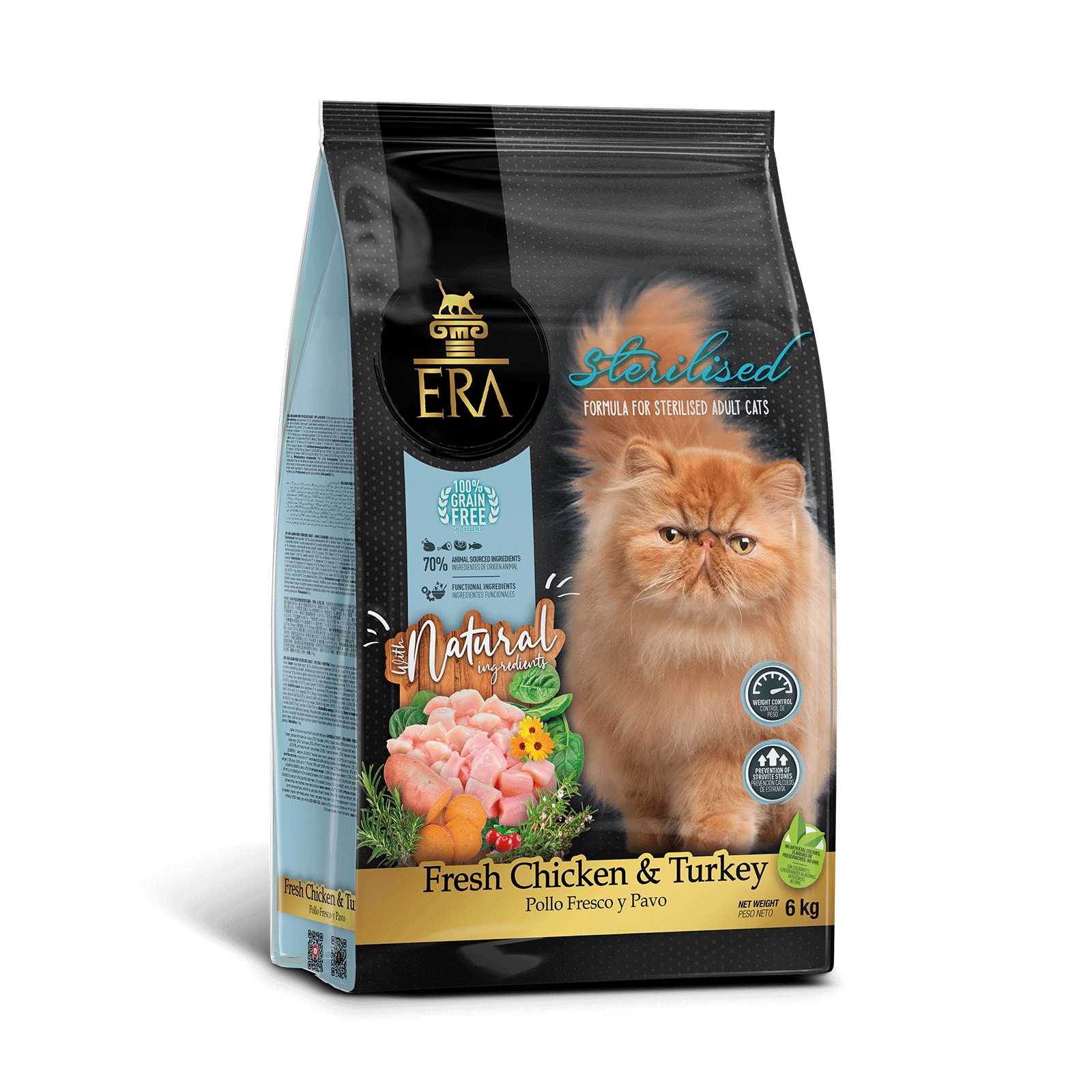 ERA Centurion Grain-Free  STERILISED ADULT.- Fresh Chicken & Turkey _4