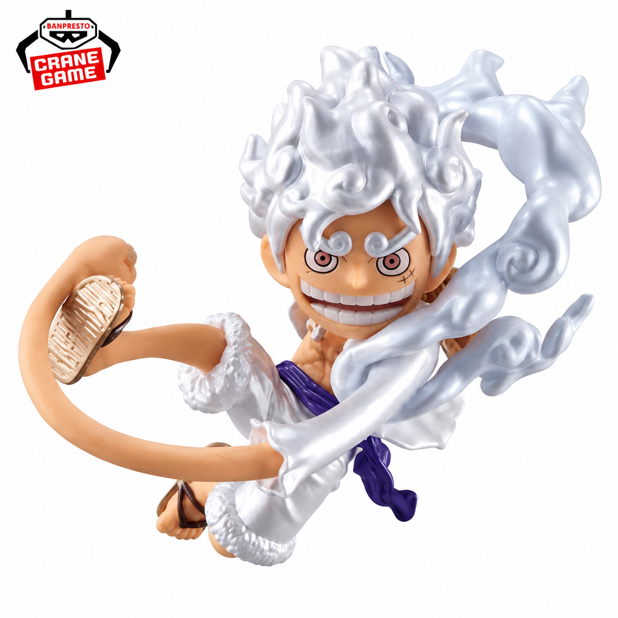 (Japan Version) World Collectable Figure - Monkey D. Luffy Gear 5 [Metallic Ver.] "ONE PIECE"_0
