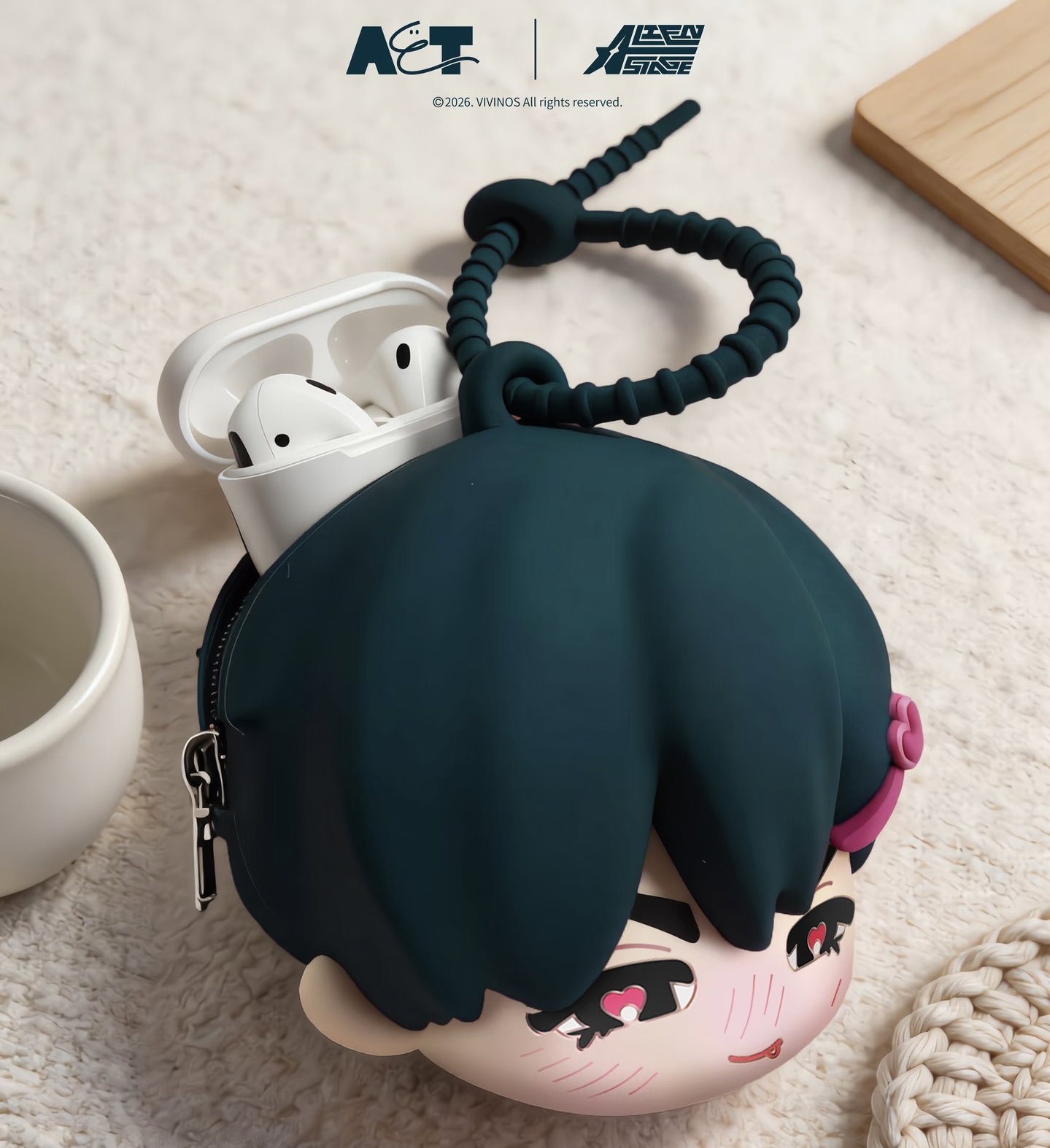 Alien stage AAHH - “High School” Silicone Earphone Pouch_8
