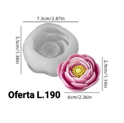 Molde Floral Vela
