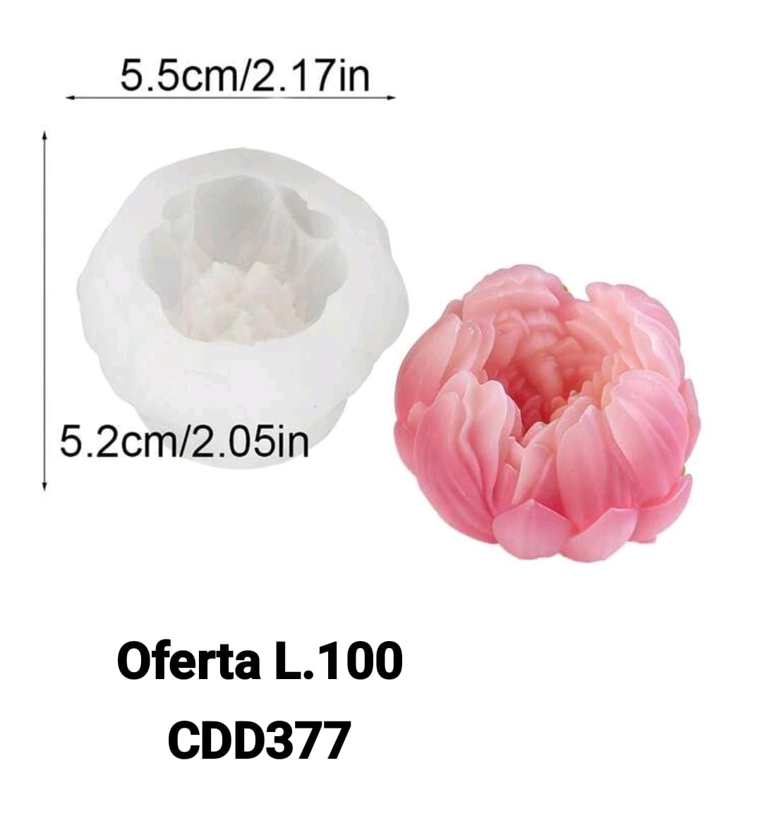 Molde Flor capullo