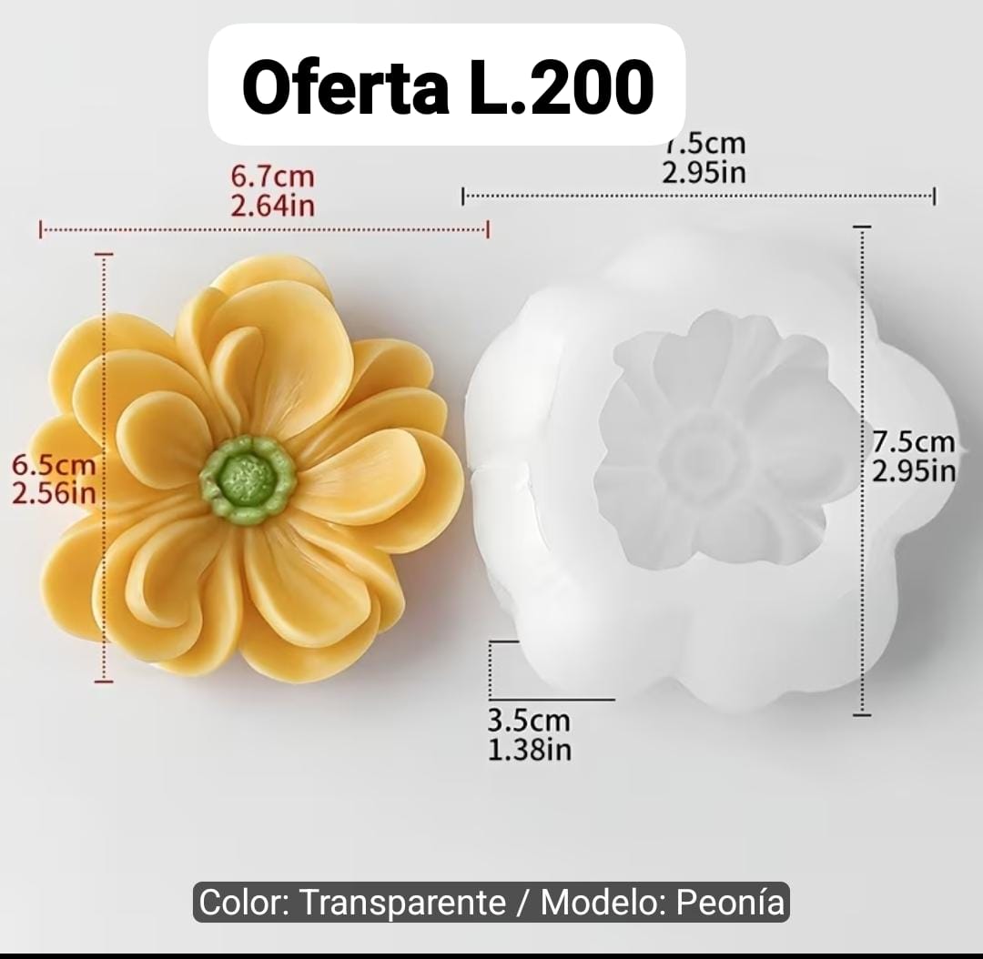 Molde de flor