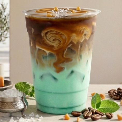 CF10 Iced Caramelized Mint Latte _0