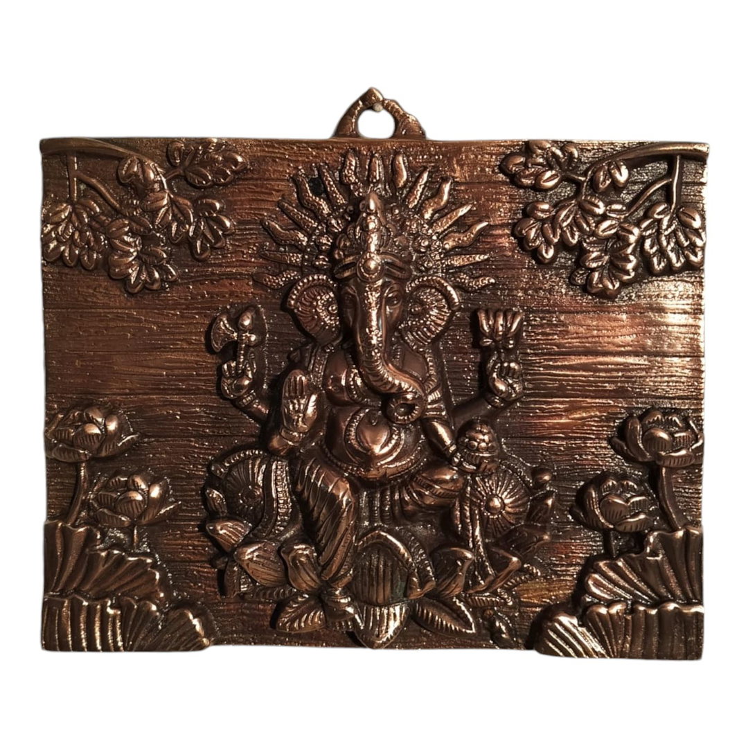 Sharu Space Small Frame Ganesh Plate - 10"