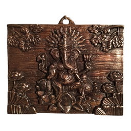 Sharu Space Small Frame Ganesh Plate - 10"