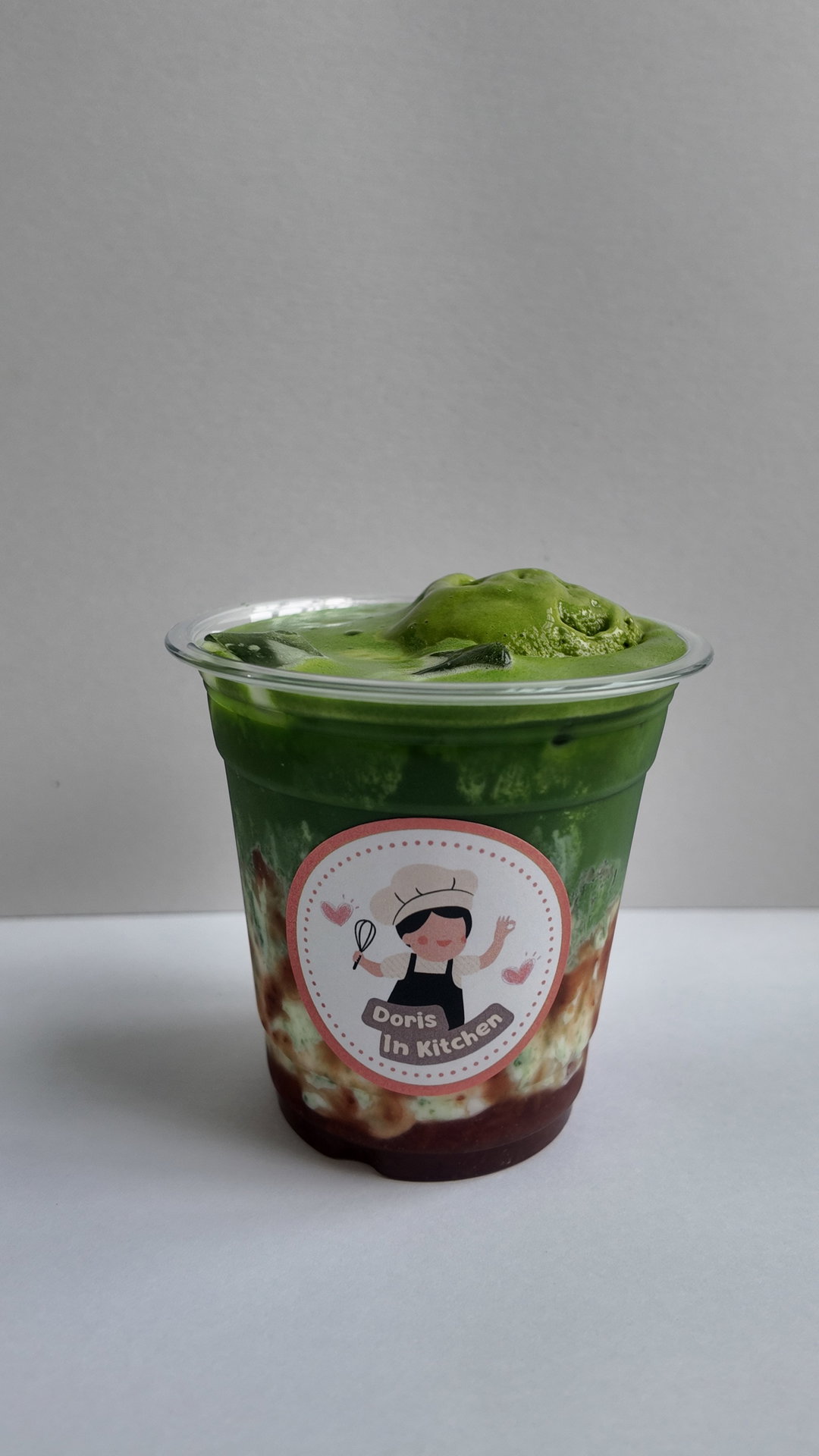 Iced Strawberry Matcha Float 