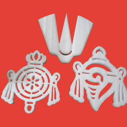Sharu Space Foam Shanku Chakra Namam Set - 2ft Each
