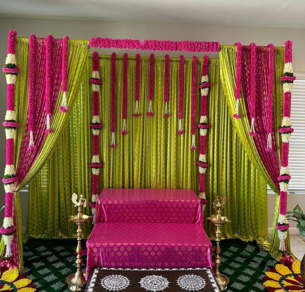 Sharu Space Foil Print Backdrop Combo