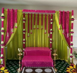 Sharu Space Foil Print Backdrop Combo