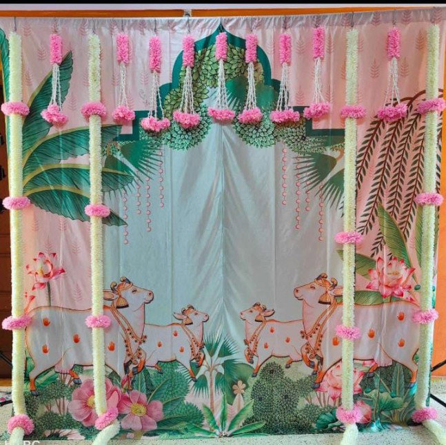 Sharu Space Satin Cow Backdrop Combo_0