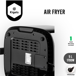 5L Digital Air Fryer With Separate Basket 