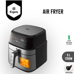 5L Digital Air Fryer With Separate Basket 