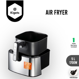 5L Digital Air Fryer With Separate Basket 