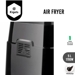 5L Digital Air Fryer With Separate Basket 