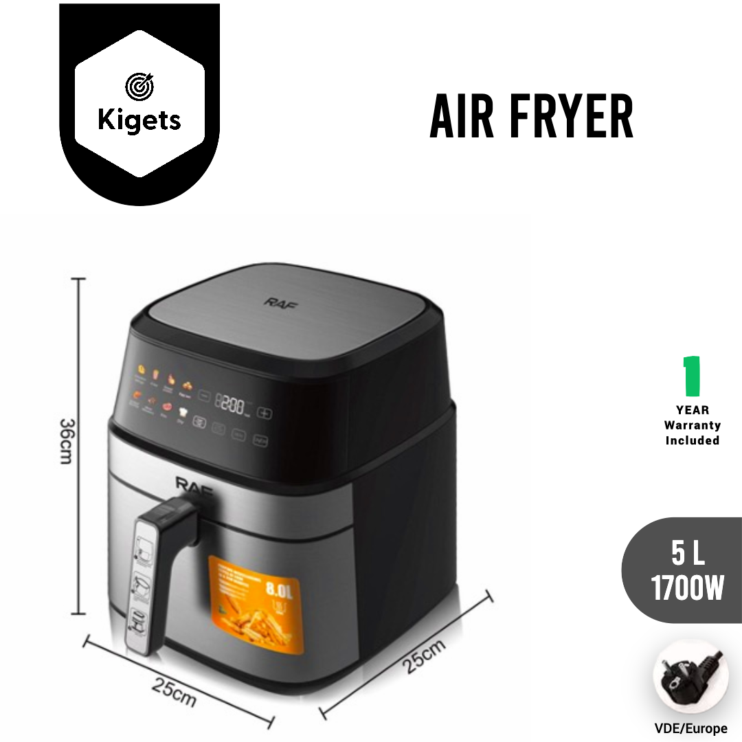 5L Digital Air Fryer With Separate Basket _10