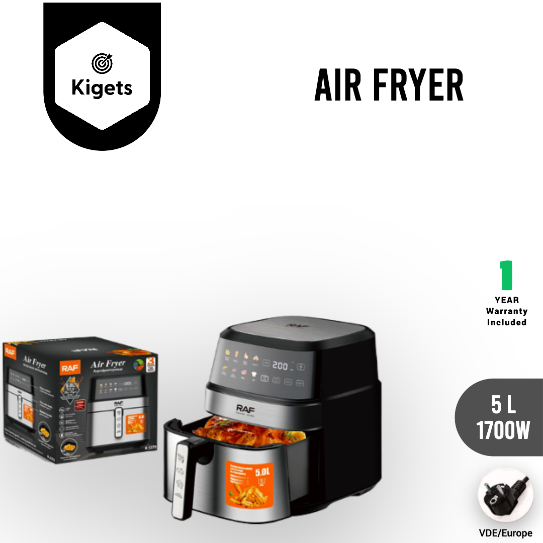5L Digital Air Fryer With Separate Basket _0