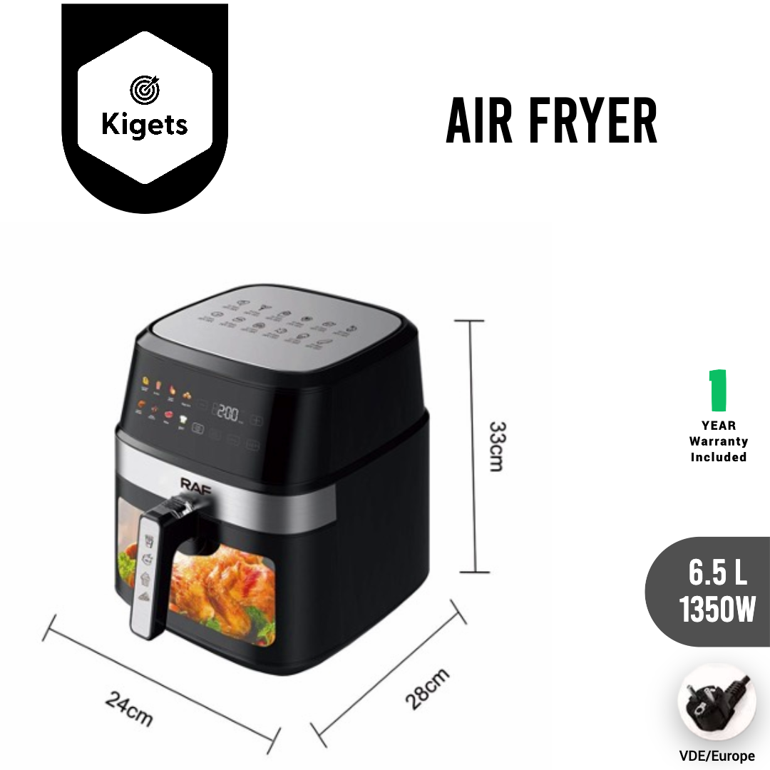 6.5L Digital Air Fryer With Visible Window _5