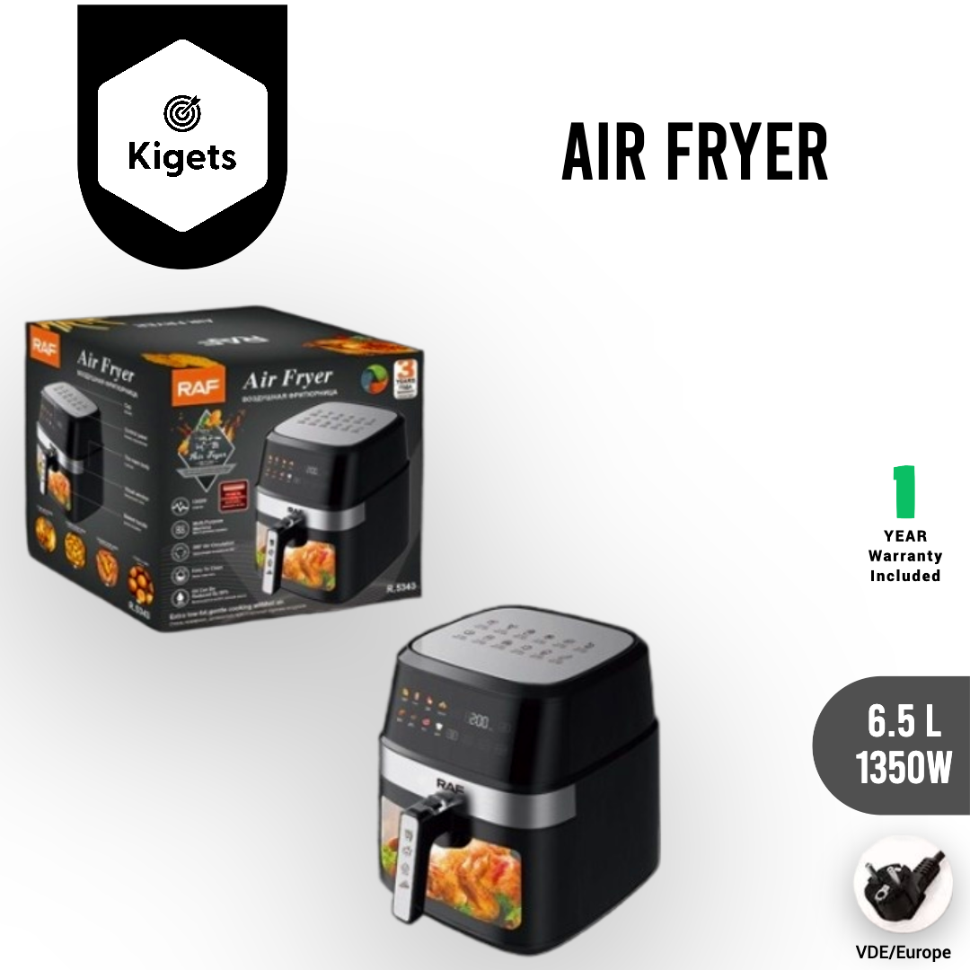 6.5L Digital Air Fryer With Visible Window